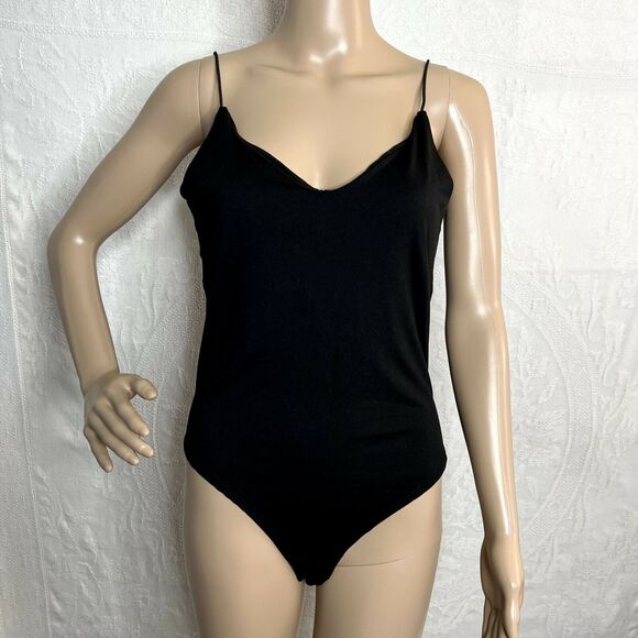 Black Tank Top Bodysuit - Picture 1 of 9